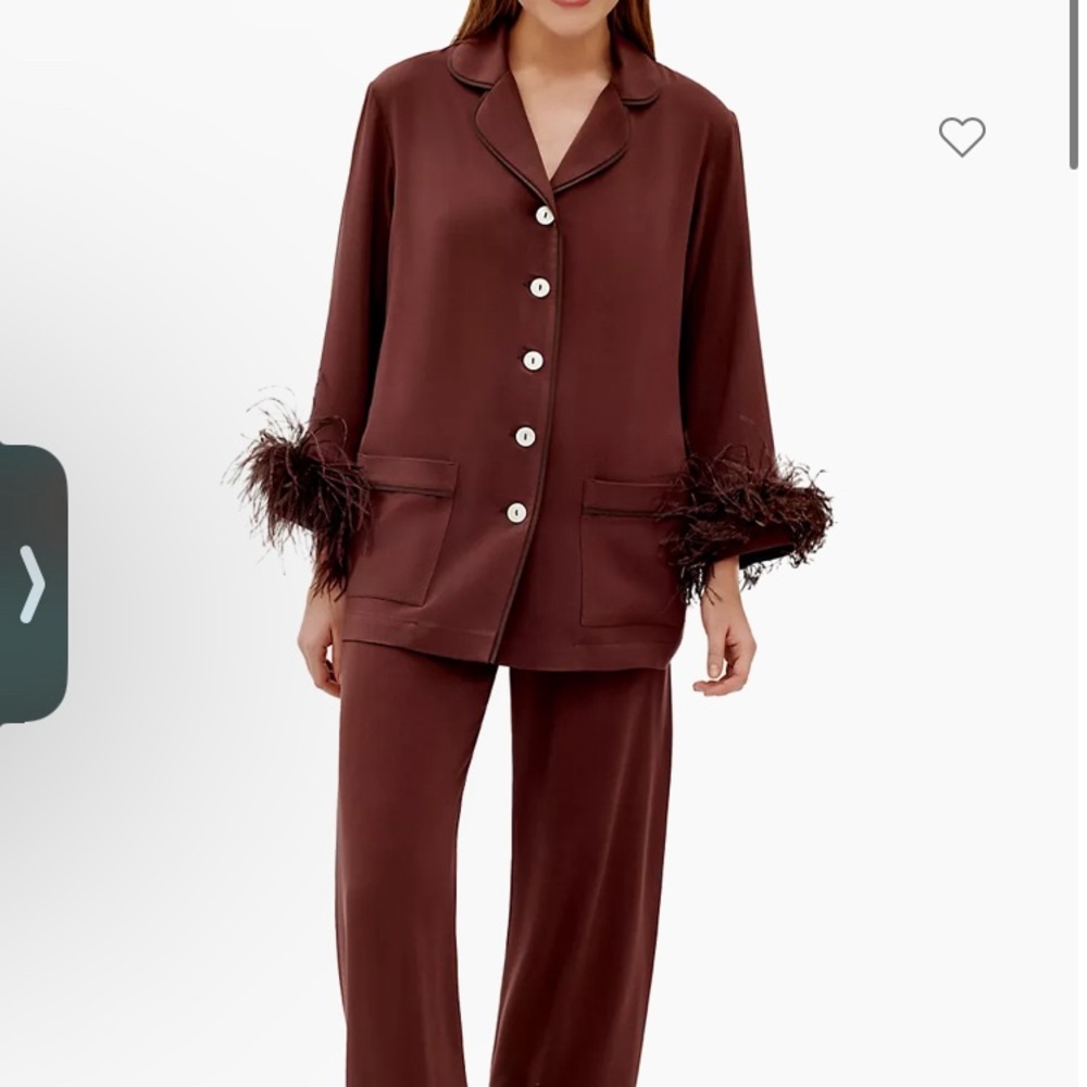 Sleeper pajamas in a size large, perfect for brunch and brides